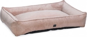 DesignedbyLotteRibbed-Hondenmand-Roze-120x80x23cm