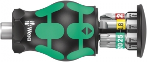 Wera05008873001KraftformKompaktStubbyMagazin1Bitschroevendraaier-6In1Multi-bit
