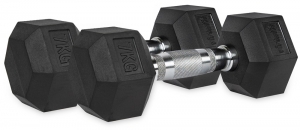 VirtuFitHexaDumbbellProSet-2x7kg