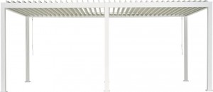 PatioCovervierkantMRotaGazebo360x530h250cmMattwhiteoverkappingpergolaSuns-Suns