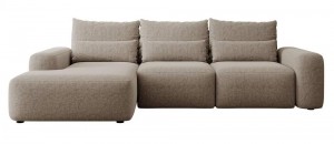 HoekbankmetslaapfunctieCalvadoslinkschenillemetlendekussensNADUVICollection