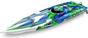 TraxxasSpartanVXLbrushlessbootRTR-Groen