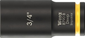 Wera050055720018790BImpaktorDeepLangeKrachtdop-34-Zeskant-63Mm