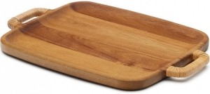 KaveHomeServeerplankSardisAcaciahoutenrotan50x35cm-Naturel