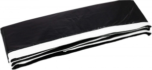 VirtuFitIngroundTrampolineBeschermrand-ZwartWit-183x274cm-25mmdik