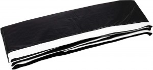 VirtuFitIngroundTrampolineBeschermrand-ZwartWit-183x274cm-25mmdik