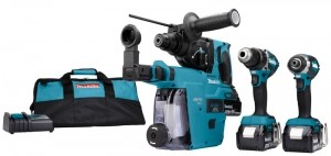 MakitaDLX3106TW13-deligeCombiset2x50AhAccuInTas