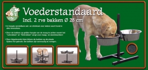 HondenbakHstandaard28cmGebrdeBoon-Gebrdeboon