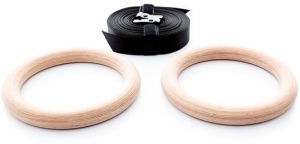 MusclePowerHoutenCrossfitRingenTurnringenSet-InclusiefStraps