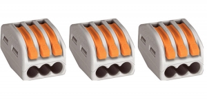 WagoLasklem222-41308-4mm3KlempositiesGrijs3Stuks