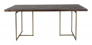 DutchboneEettafelClassAntiqueBrass180x90cm-Hout