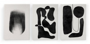 Setvan3wanddecoratiesPrintedShapesReallyNiceThings