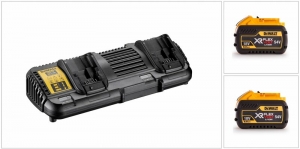 DeWALTDCB132X218V54VFlexVoltLi-IonAccuStarterset2x90AhDuolader