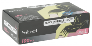 SibelNitrileHandschoenenZWART100StuksLARGE