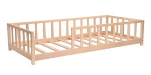 Kukka90x200cmNaturelHoutenVloerbed