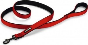 BeezteesParincaPremium-Hondenriem-Nylon-Rood-180cmx25mm