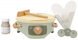 LabelLabelOlijfgroenHoutenCrepeMaker