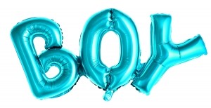 Jep-PartyBoyBlauw67cmFolieballon