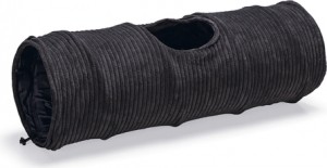 DesignedbyLotteKattentunnelRibbed-Kattenspeelgoed-Antraciet-25x25x75cm