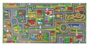 RebelRoadsCityLife95x200cmSpeelmat