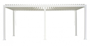 PatioCovervierkantXLRotaGazebo300x600h250cmMattwhiteoverkappingpergolaSuns-Suns