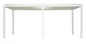 PatioCovervierkantXLRotaGazebo300x600h250cmMattwhiteoverkappingpergolaSuns-Suns