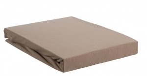 BeddinghousePremiumJerseyLycraSplittopperHoeslaken-Taupe