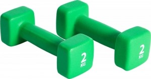Pure2ImproveNeopreneDumbell2x2Kg