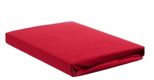 BeddinghouseJerseyTopperHoeslaken-Rood
