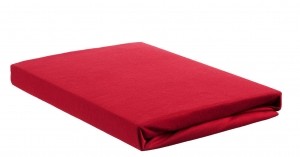 BeddinghouseJerseyTopperHoeslaken-Rood
