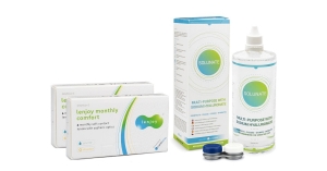 LenjoyMonthlyComfort12lenzenSolunateMulti-Purpose400mlmetlenzendoosje