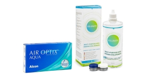 AirOptixAqua6lenzenSolunateMulti-Purpose400mlmetlenzendoosje