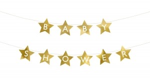 Jep-PartyBabyShowerGoud290cmLetterSlinger