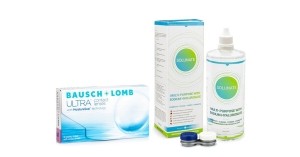 BauschLombULTRA6lenzenSolunateMulti-Purpose400mlmetlenzendoosje