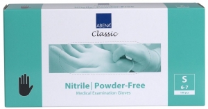 AbenaNitril-HandschoenenClassicpoedervrijMaatSzwart100st
