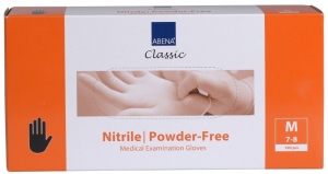 AbenaNitril-HandschoenenClassicpoedervrijMaatMzwart100st