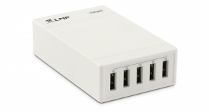 LMP-Smartcharger5-PortUSBcharger5V8A40W-Wit