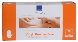 AbenaVinyl-HandschoenenClassicpoedervrijMaatMtransparant100st
