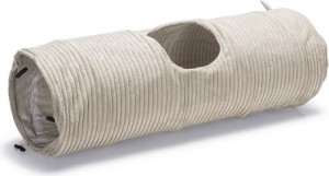 DesignedbyLotteKattentunnelRibbed-Kattenspeelgoed-Lichtgrijs-25x25x75cm