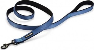 BeezteesParincaPremium-Hondenriem-Nylon-Blauw-180cmx25mm