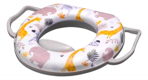 LorelliSoftTrainingSeatAnimalsGreyToiletverkleiner