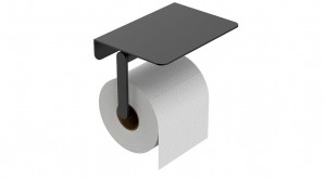 MuellerHiltontoiletrolhoudermetplanchetmatzwart