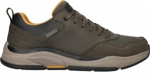 SkechersRelaxedFitBenagoHombreWaterproofWandelschoenenHerenGroen