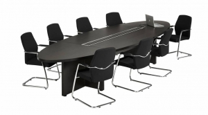 Ovalevergadertafel420X138CMdonkereiken