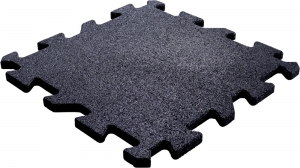 LifemaxxPuzzelVloertegel-Middenstuk-Zwart-20mm