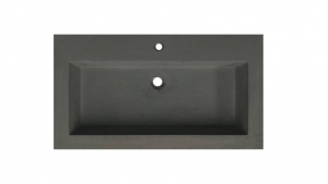 LambiniDesignsConcretemeubelwastafel80cm1kraangatbetongrijs