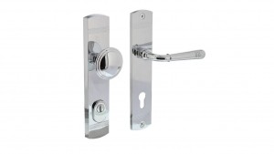 IntersteelvoordeurbeslagHelenaPC92mmmetkerntrekbeveiliging-chroom