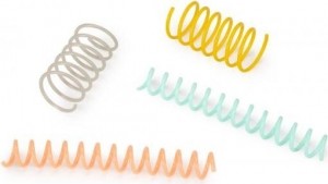 BeezteesKittenSpringveer-Kattenspeelgoed-Plastic-2stuks6x25cm2stuks11x15cm