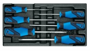 Gedore1500ES-2163TXB3-CSchroevendraaier-setIn13Gereedschapsmodule