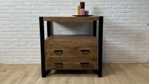 MangohoutendressoirbadmeubelBruggemet2lades